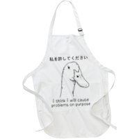 I Think I Will Cause Problems On Purpose Funny Goose Apron