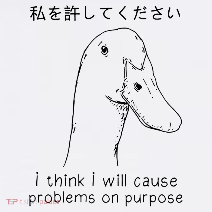 I Think I Will Cause Problems On Purpose Funny Goose Youth Performance Sprint T-Shirt