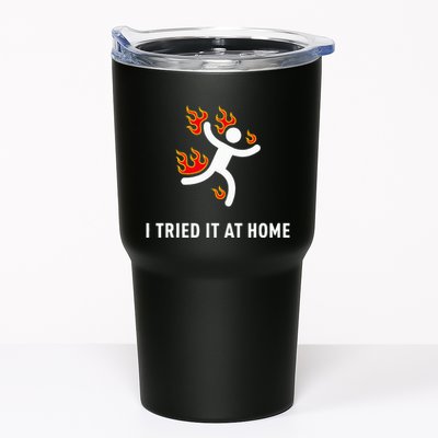 I Tried It At Home Funny Geek Nerd It Admin Science Tumbler