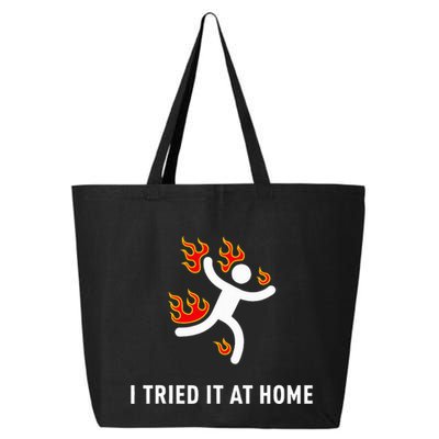 I Tried It At Home Funny Geek Nerd It Admin Science 25L Jumbo Tote
