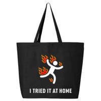 I Tried It At Home Funny Geek Nerd It Admin Science 25L Jumbo Tote