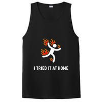 I Tried It At Home Funny Geek Nerd It Admin Science PosiCharge Competitor Tank