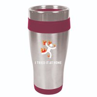 I Tried It At Home Funny Geek Nerd It Admin Science 16oz Travel Tumbler