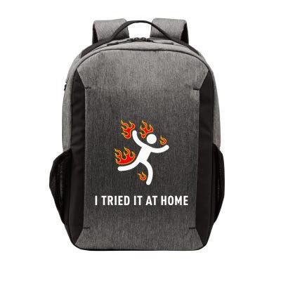 I Tried It At Home Funny Geek Nerd It Admin Science Vector Backpack