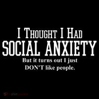 I Thought I Had Social Anxiety But It Turns Out I Just Don't Like People Stripe Pom Pom Beanie