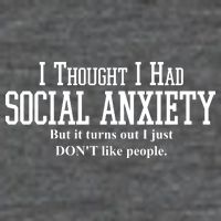 I Thought I Had Social Anxiety But It Turns Out I Just Don't Like People Baby Bodysuit