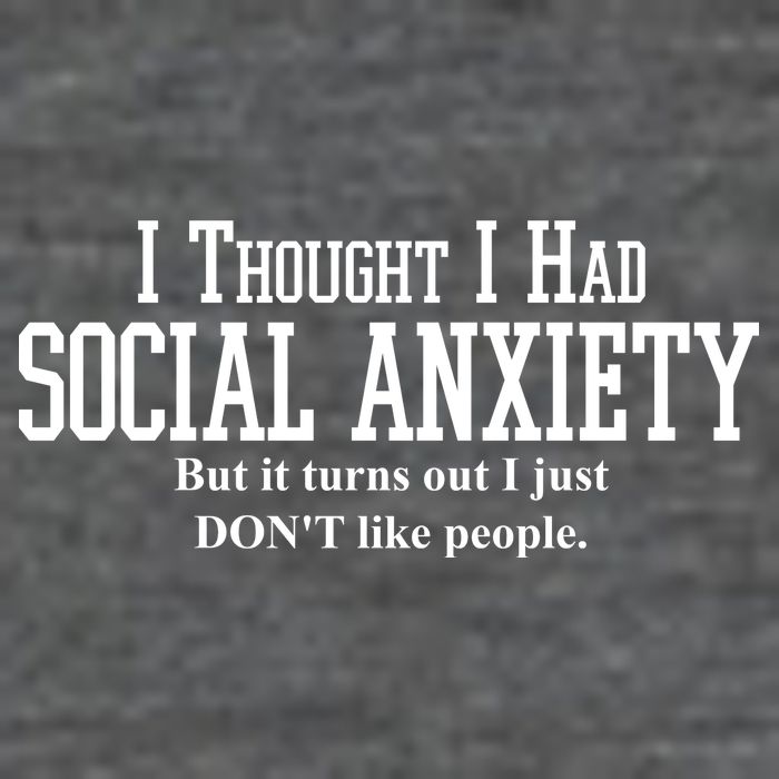 I Thought I Had Social Anxiety But It Turns Out I Just Don't Like People Baby Bodysuit