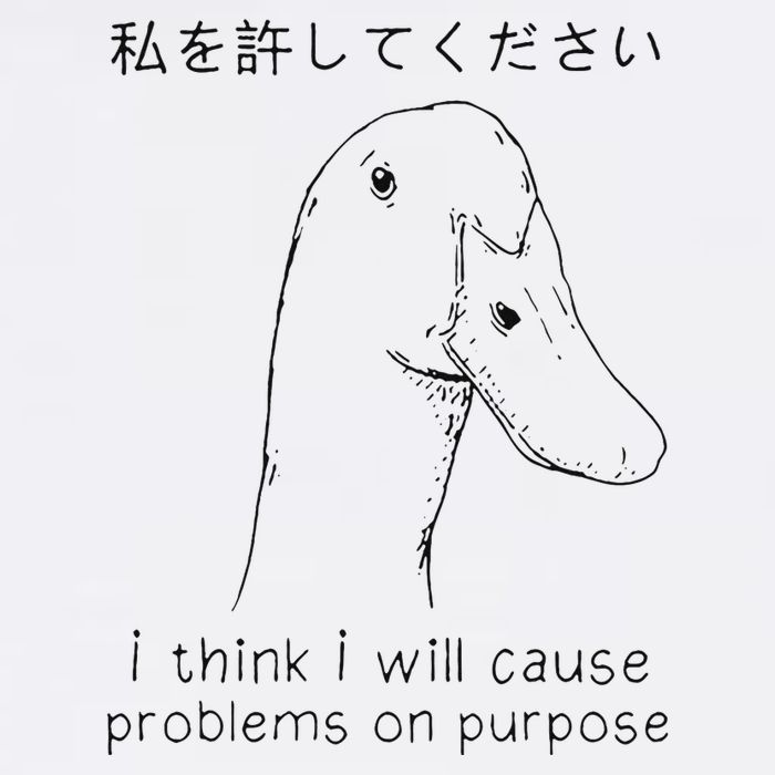 I Think I Will Cause Problems On Purpose Flat Bill Trucker Hat