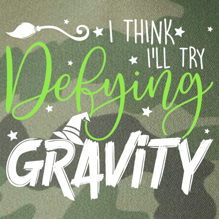 I Think I’Ll Try Defying Gravity Defying Musical Legacy Tie Dye Trucker Hat