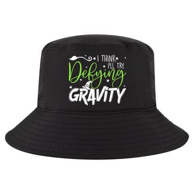 I Think I’Ll Try Defying Gravity Defying Musical Cool Comfort Performance Bucket Hat