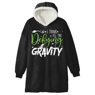 I Think I’Ll Try Defying Gravity Defying Musical Hooded Wearable Blanket