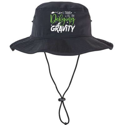 I Think I’Ll Try Defying Gravity Defying Musical Bucket Hat