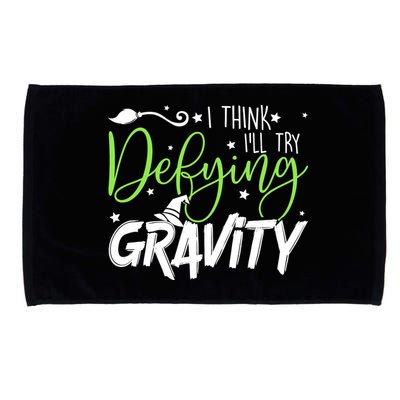 I Think I’Ll Try Defying Gravity Defying Musical Microfiber Hand Towel