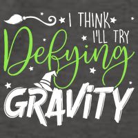 I Think I’Ll Try Defying Gravity Defying Musical Vector Backpack