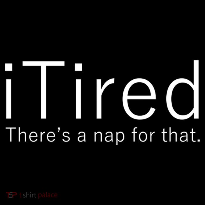 iTired Nap For That Drawstring Bag