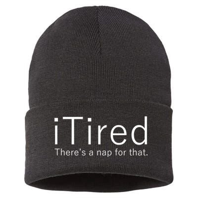 iTired Nap For That Sustainable Knit Beanie