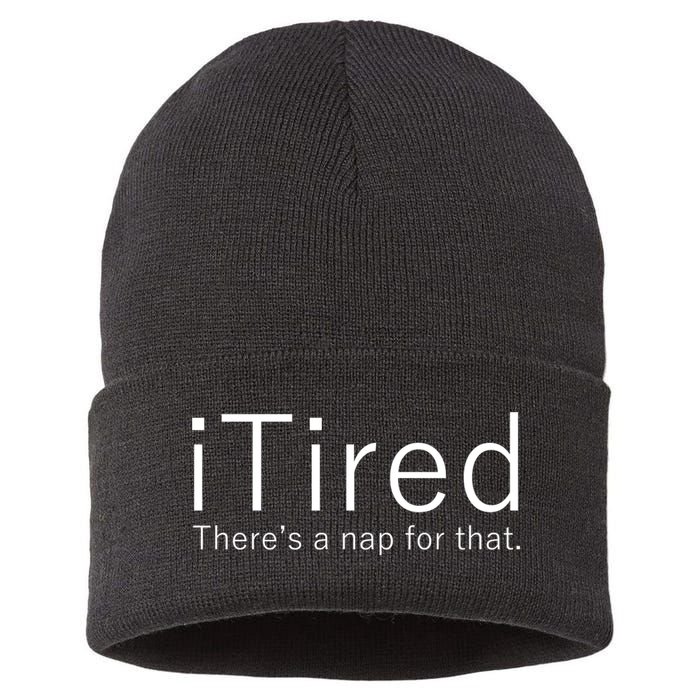 iTired Nap For That Sustainable Knit Beanie