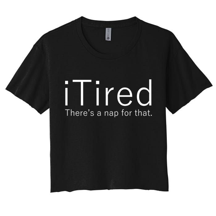 iTired Nap For That Crop Top