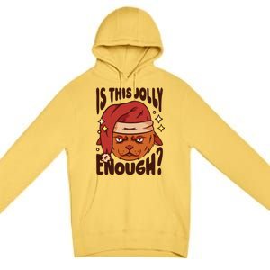 Is This Jolly Enough Anti Christmas Premium Pullover Hoodie