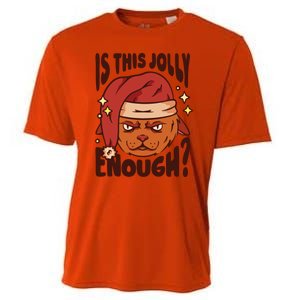 Is This Jolly Enough Anti Christmas Cooling Performance Crew T-Shirt