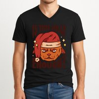 Is This Jolly Enough Anti Christmas V-Neck T-Shirt