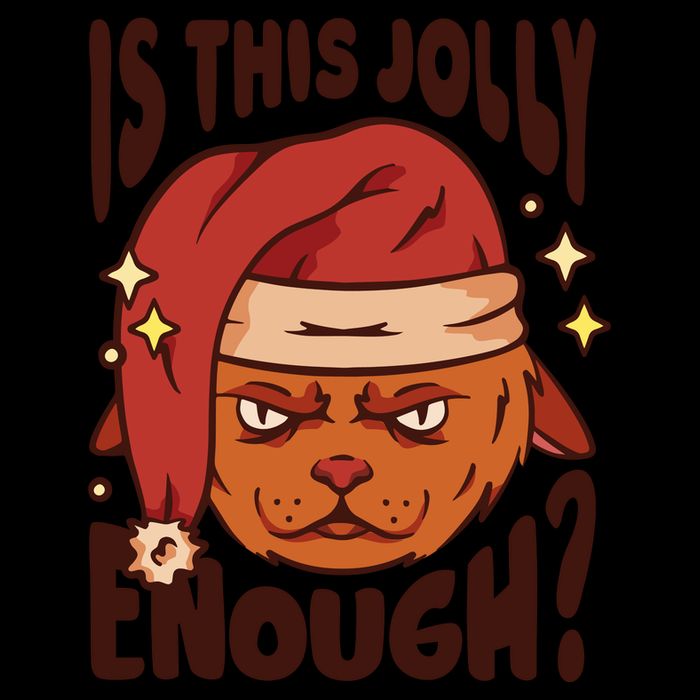 Is This Jolly Enough Anti Christmas Bucket Hat