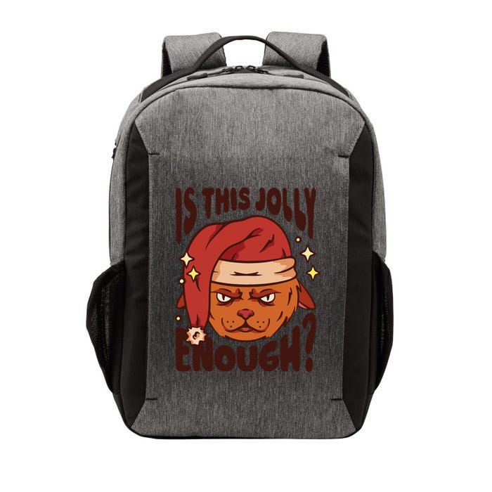 Is This Jolly Enough Anti Christmas Vector Backpack