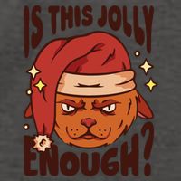 Is This Jolly Enough Anti Christmas Vector Backpack