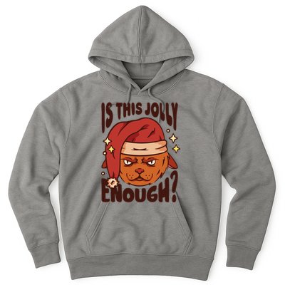 Is This Jolly Enough Anti Christmas Hoodie