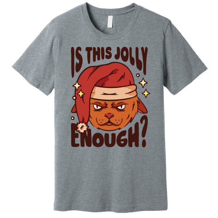 Is This Jolly Enough Anti Christmas Premium T-Shirt