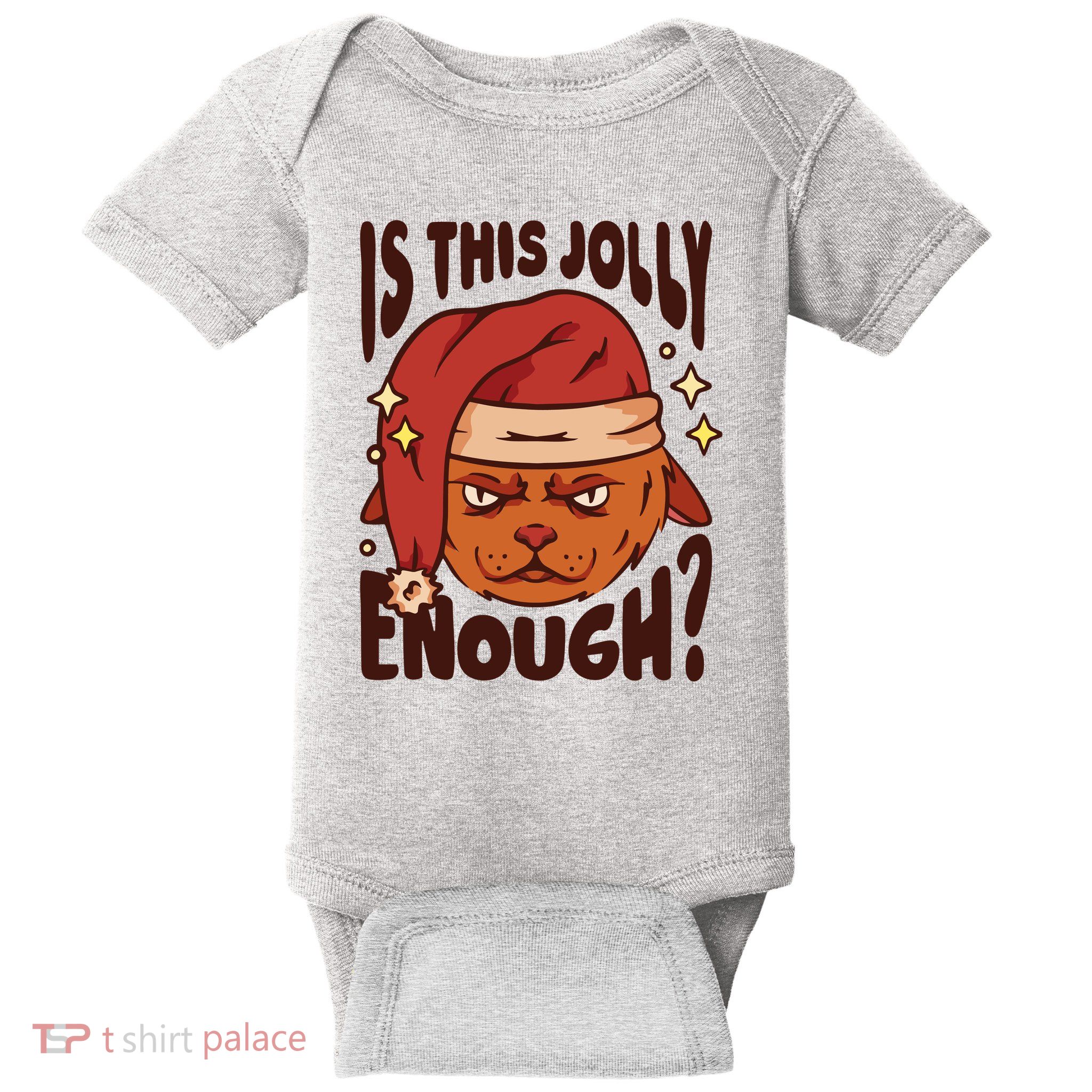 Is This Jolly Enough Anti Christmas Baby Bodysuit
