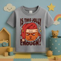 Is This Jolly Enough Anti Christmas Toddler T-Shirt