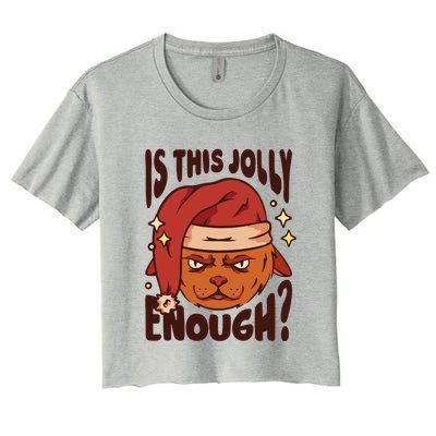 Is This Jolly Enough Anti Christmas Crop Top