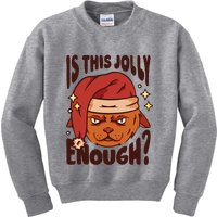 Is This Jolly Enough Anti Christmas Kids Sweatshirt