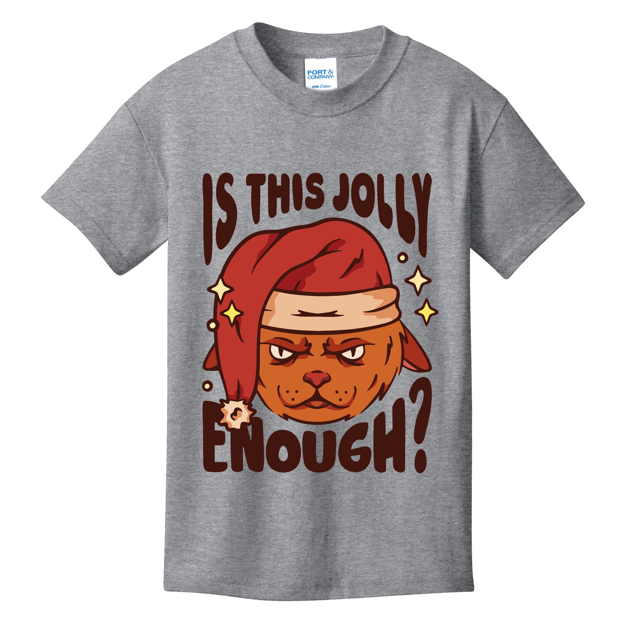 Is This Jolly Enough Anti Christmas Kids T-Shirt