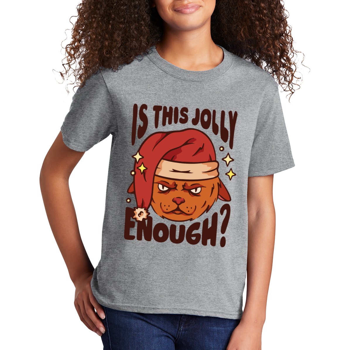 Is This Jolly Enough Anti Christmas Kids T-Shirt