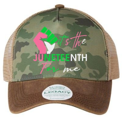 It's The Juneteenth aka For Me Freeish Since 1865 Legacy Tie Dye Trucker Hat