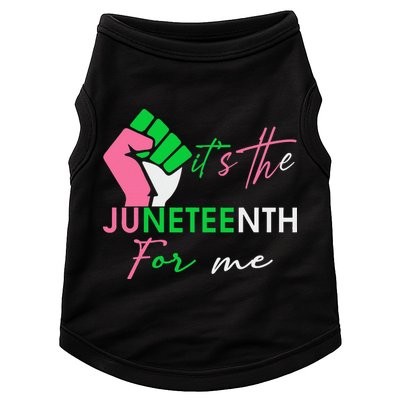 It's The Juneteenth aka For Me Freeish Since 1865 Doggie Tank