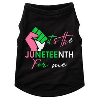 It's The Juneteenth aka For Me Freeish Since 1865 Doggie Tank