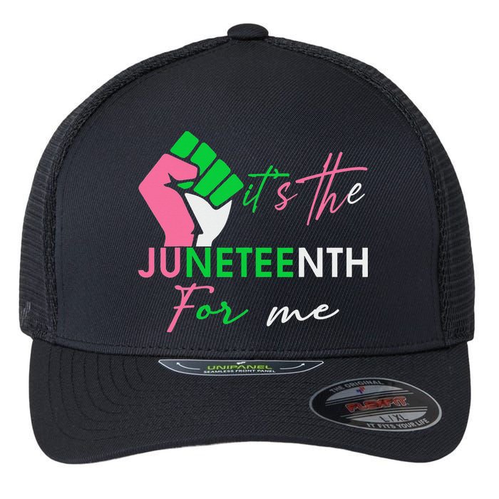 It's The Juneteenth aka For Me Freeish Since 1865 Flexfit Unipanel Trucker Cap