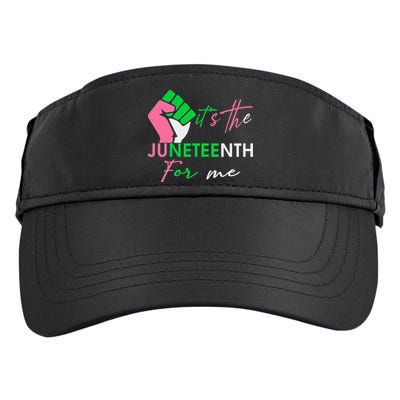 It's The Juneteenth aka For Me Freeish Since 1865 Adult Drive Performance Visor