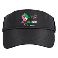 It's The Juneteenth aka For Me Freeish Since 1865 Adult Drive Performance Visor