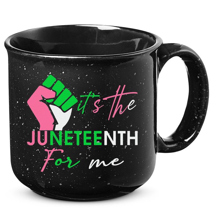 It's The Juneteenth aka For Me Freeish Since 1865 15oz Campfire Ceramic Mug