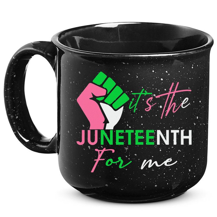 It's The Juneteenth aka For Me Freeish Since 1865 15oz Campfire Ceramic Mug
