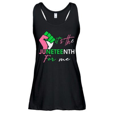 It's The Juneteenth aka For Me Freeish Since 1865 Ladies Essential Flowy Tank