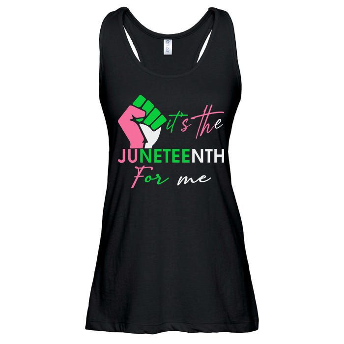 It's The Juneteenth aka For Me Freeish Since 1865 Ladies Essential Flowy Tank