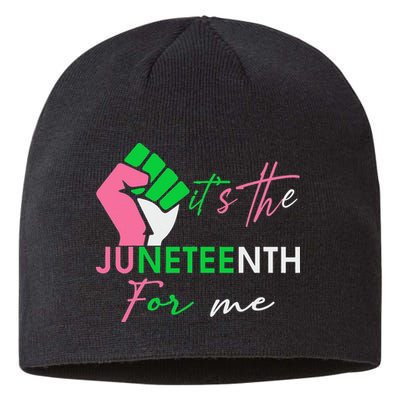 It's The Juneteenth aka For Me Freeish Since 1865 Sustainable Beanie