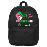 It's The Juneteenth aka For Me Freeish Since 1865 16 in Basic Backpack