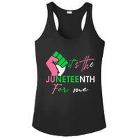 It's The Juneteenth aka For Me Freeish Since 1865 Ladies PosiCharge Competitor Racerback Tank