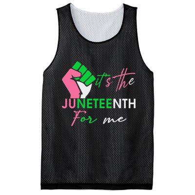 It's The Juneteenth aka For Me Freeish Since 1865 Mesh Reversible Basketball Jersey Tank